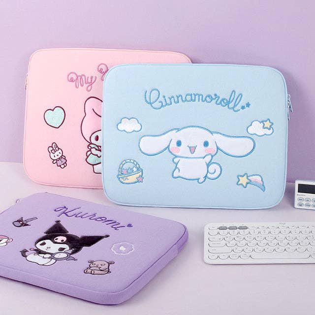 Sanrio My Melody Premium 13" Laptop Tablet Cover Case: My Melody