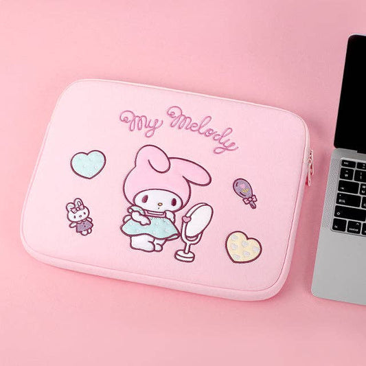 Sanrio My Melody Premium 13" Laptop Tablet Cover Case: My Melody