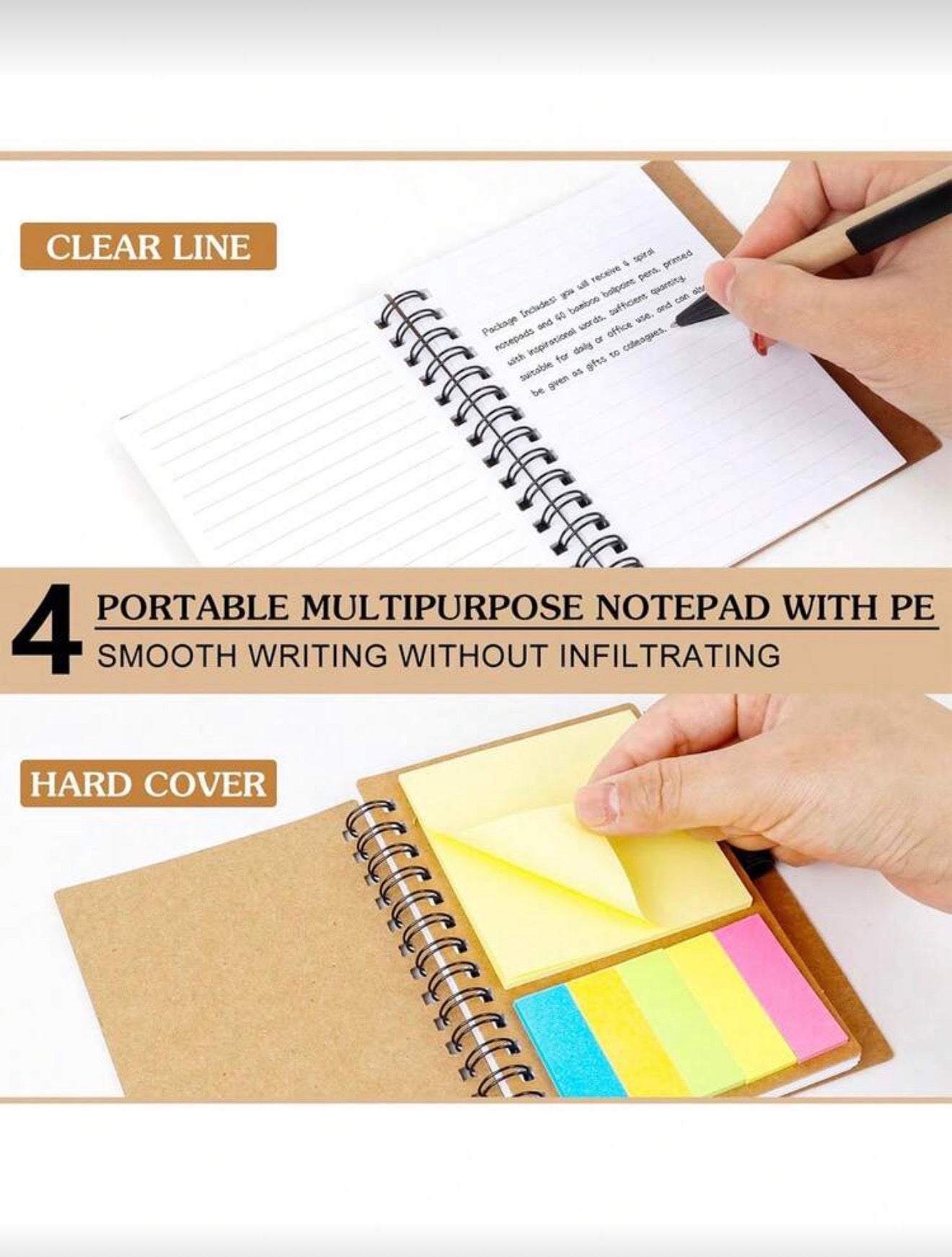Spiral Notebook and Pen Gift Set