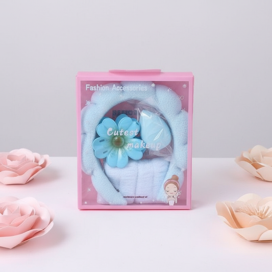 Blue Fashion Accessories Set