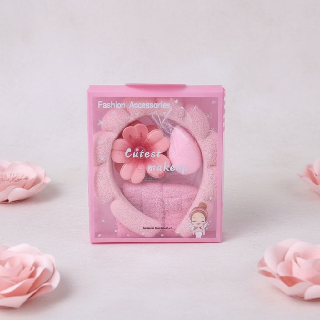 Pink Fashion Accessories Set