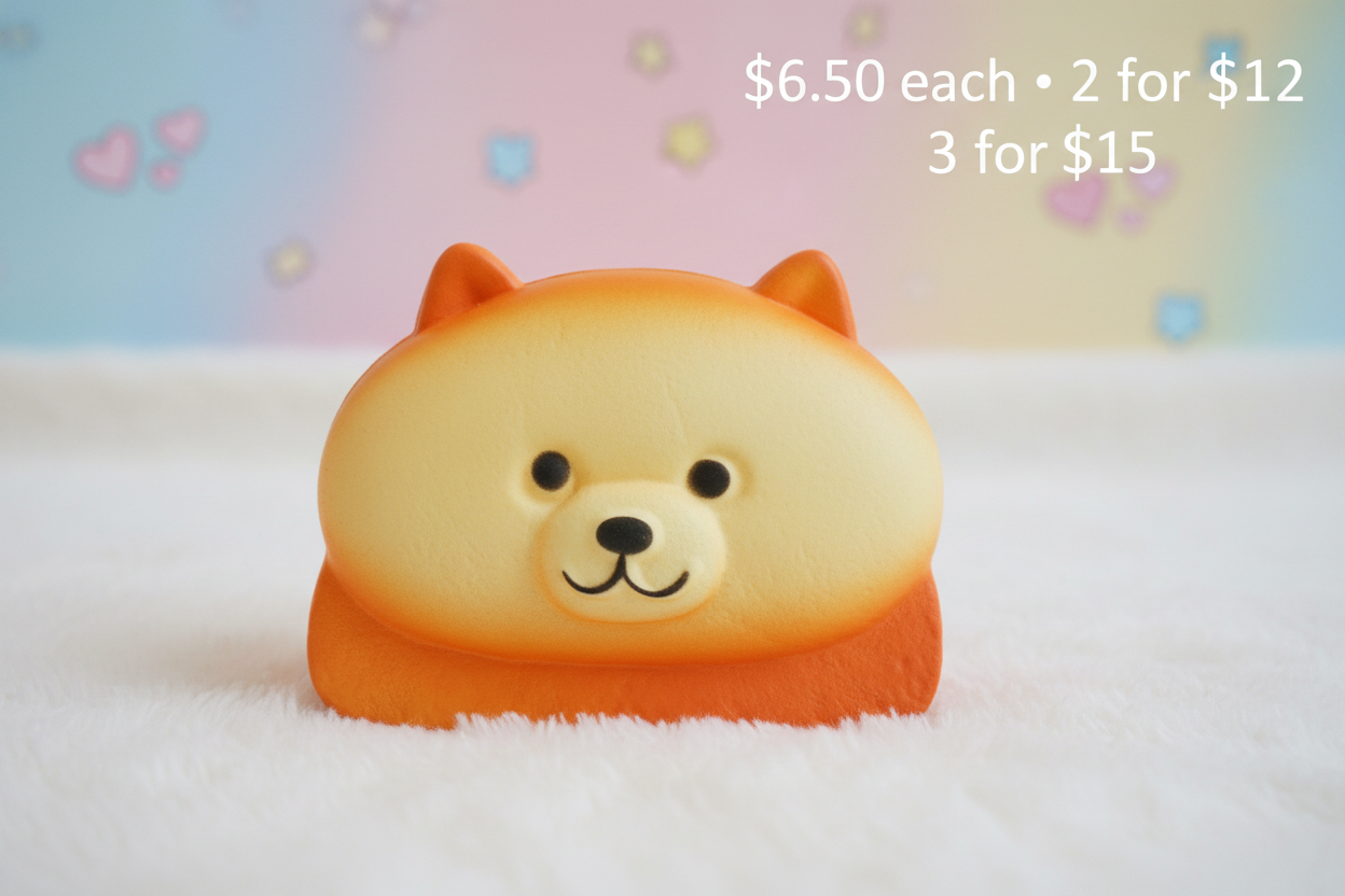 Shiba Inu Squishy Bread Promo