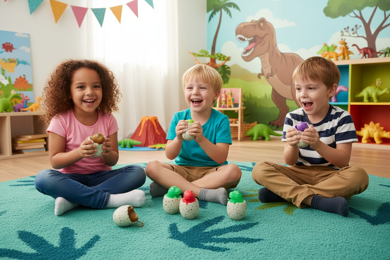 Squeeze Dinosaur Eggs - Lifestyle